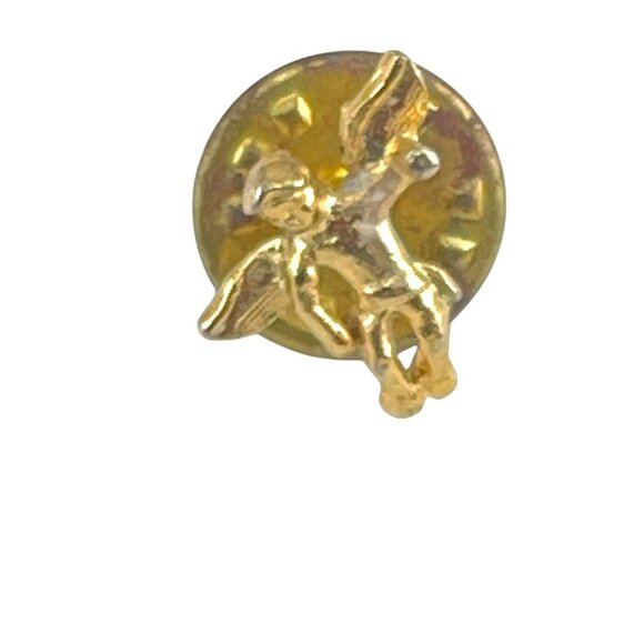 Angel Cherub Gold-Tone Lapel Pin Badge For Collectors Fashion Enthusiasts - Picture 4 of 5